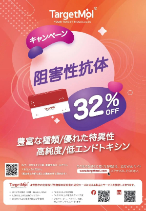 【重松貿易】TargetMol社 阻害性抗体 32％オフキャンペーン　★終了日未定